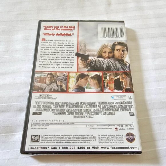 Knight And Day DVD Tom Cruise & Cameron Diaz Action Comedy Movie PG-13 - Picture 2 of 9